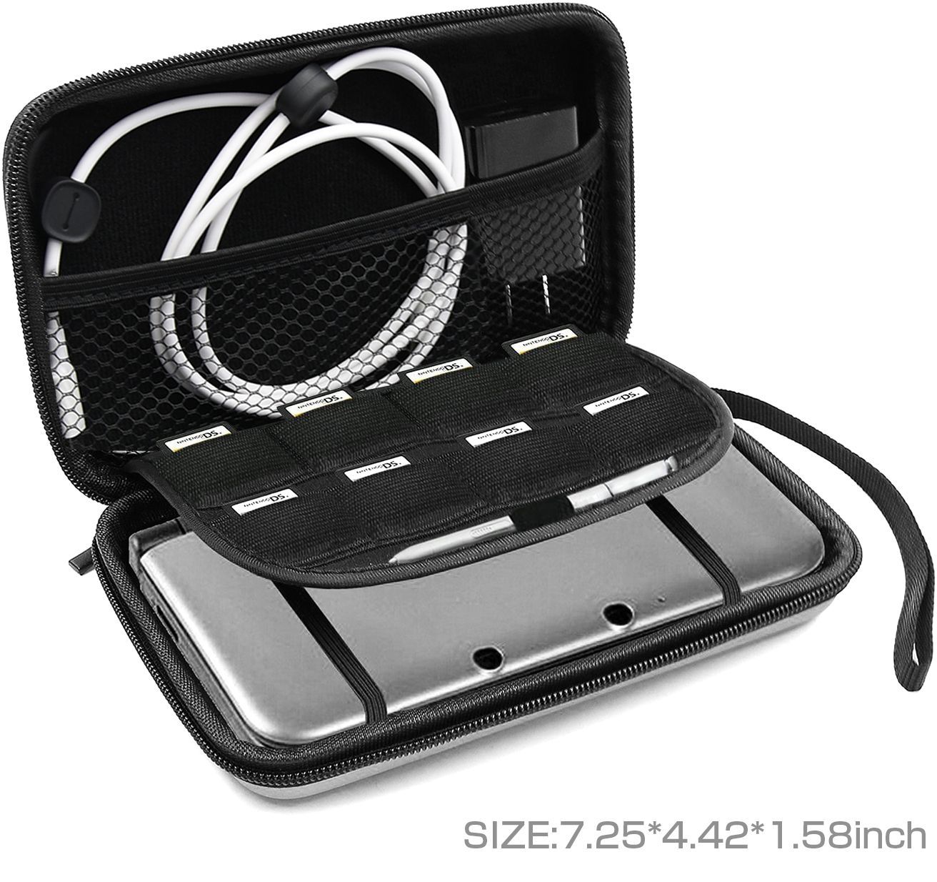 ニンテンドー NEW3DS XL、NEW3DS LL、3DS XL、3DS LL対応収納