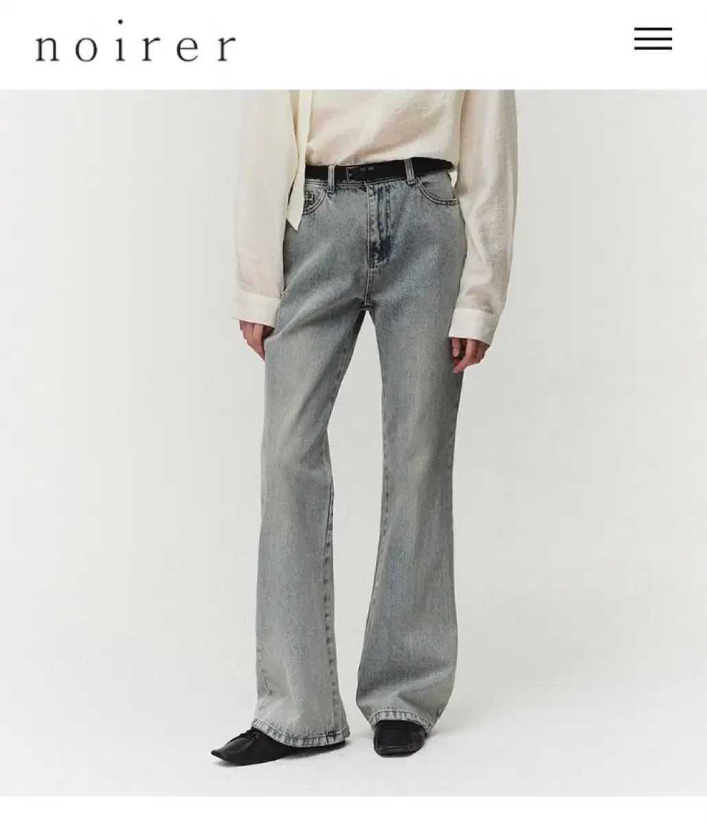 38 ノイア ダメージ フ デニム パンツ M