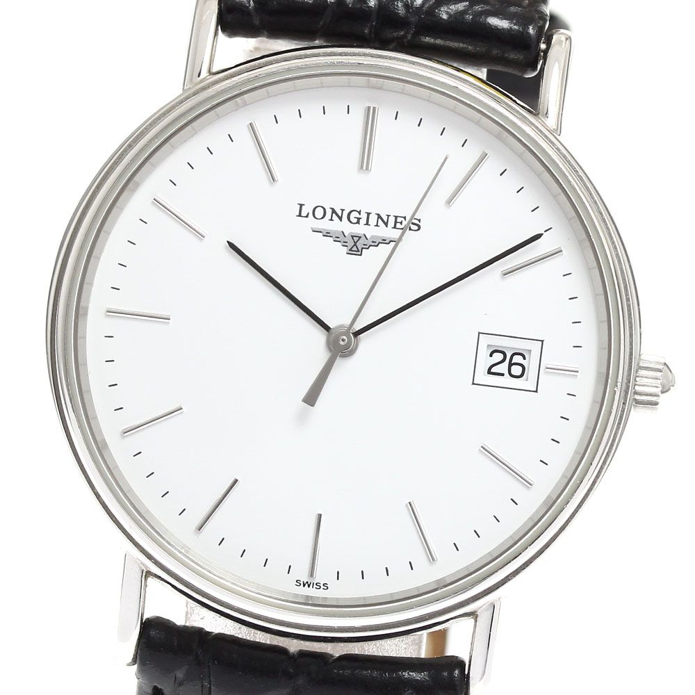 ロンジン LONGINES L4.720.4 グランドクラシック デイト クォーツ メンズ保証書付き_910925