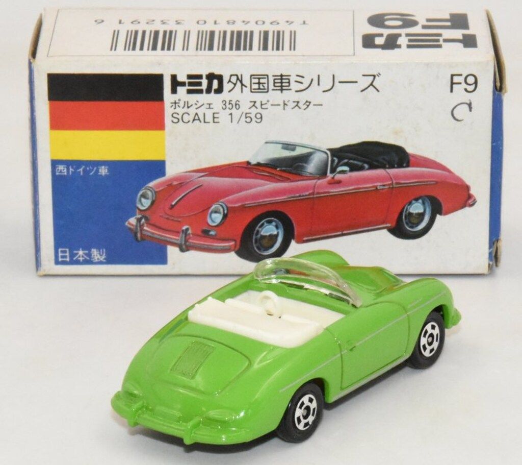 トミー トミカ/青箱日本製 イケダ特注 ポルシェ356スピード