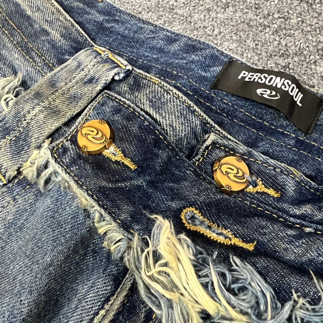 PERSONSOUL パーソンソウル ブーツカットデニム ワイドフレアデニム