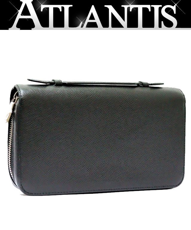 【広尾店】ルイヴィトン Louis Vuitton ジッピーXL ラウンドファスナー 長財布 タイガ 黒 M44726 ※RFID有 【14830】
