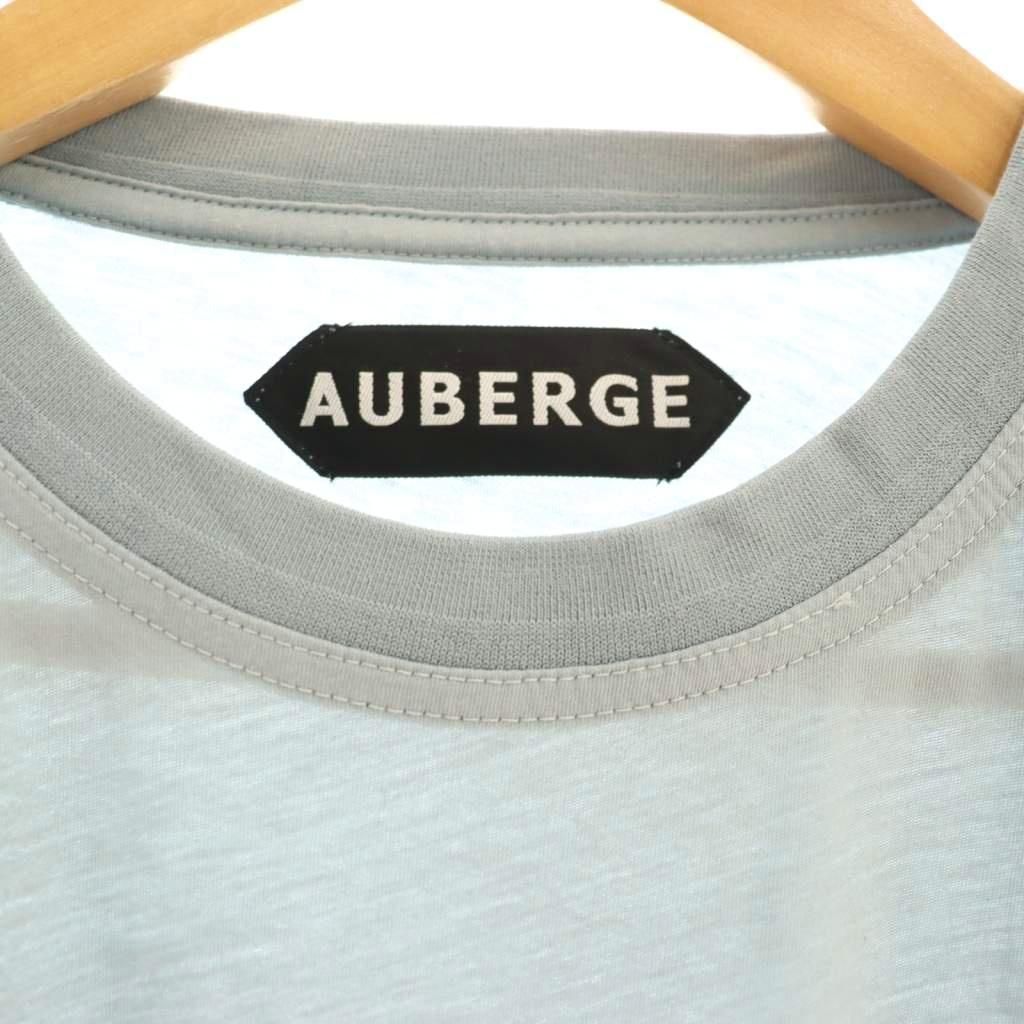 オーベルジュ AUBERGE クルーネックS/STシャツ カットソー 42 サックス