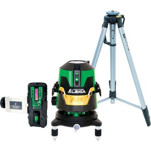 シンワ　レーザーロボ　ＬＥＸＩＡ　２１ＡＲグリーン　受光器・三脚セット