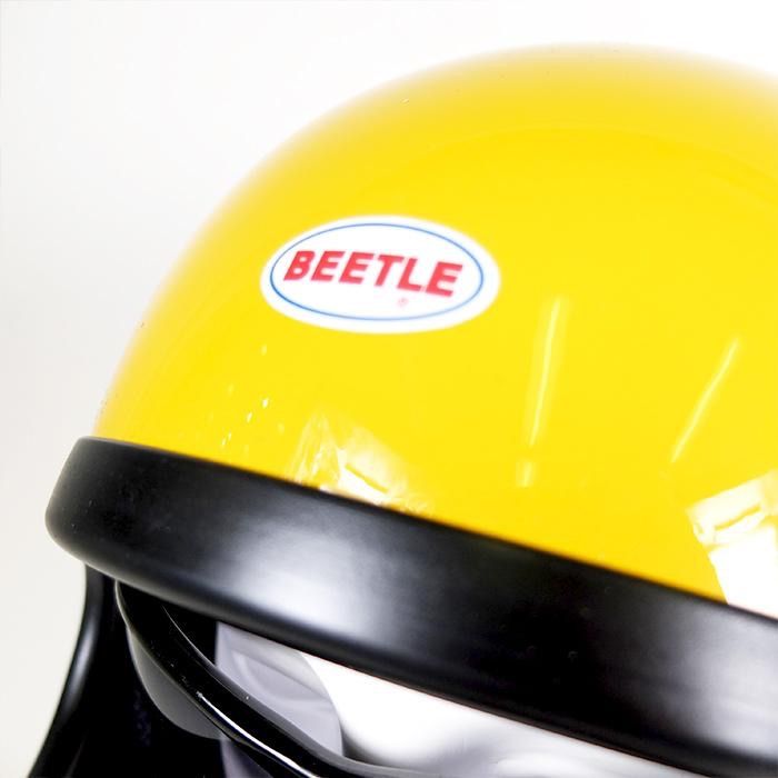 BEETLE|オーシャンビートル|STR|エスティアール|イエロー|ビートル|ヘルメット|ジェットヘルメット|ジェッペル|フルフェイス