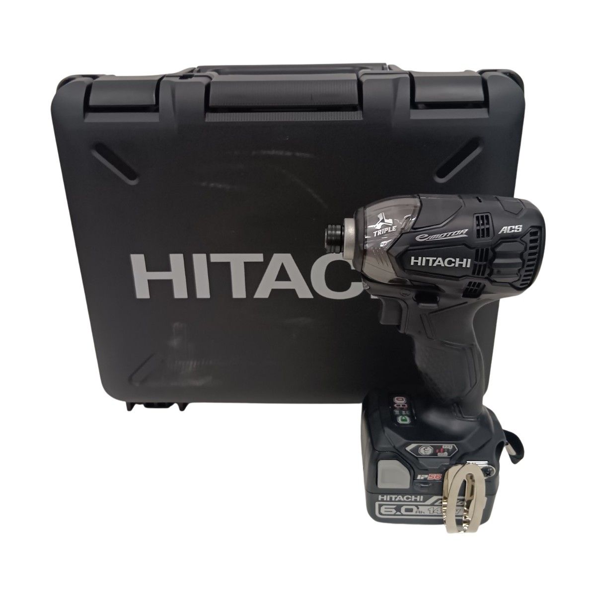 HITACHI 日立 WH14DDL2 ブラック 工具 締め付け工具 インパクト 