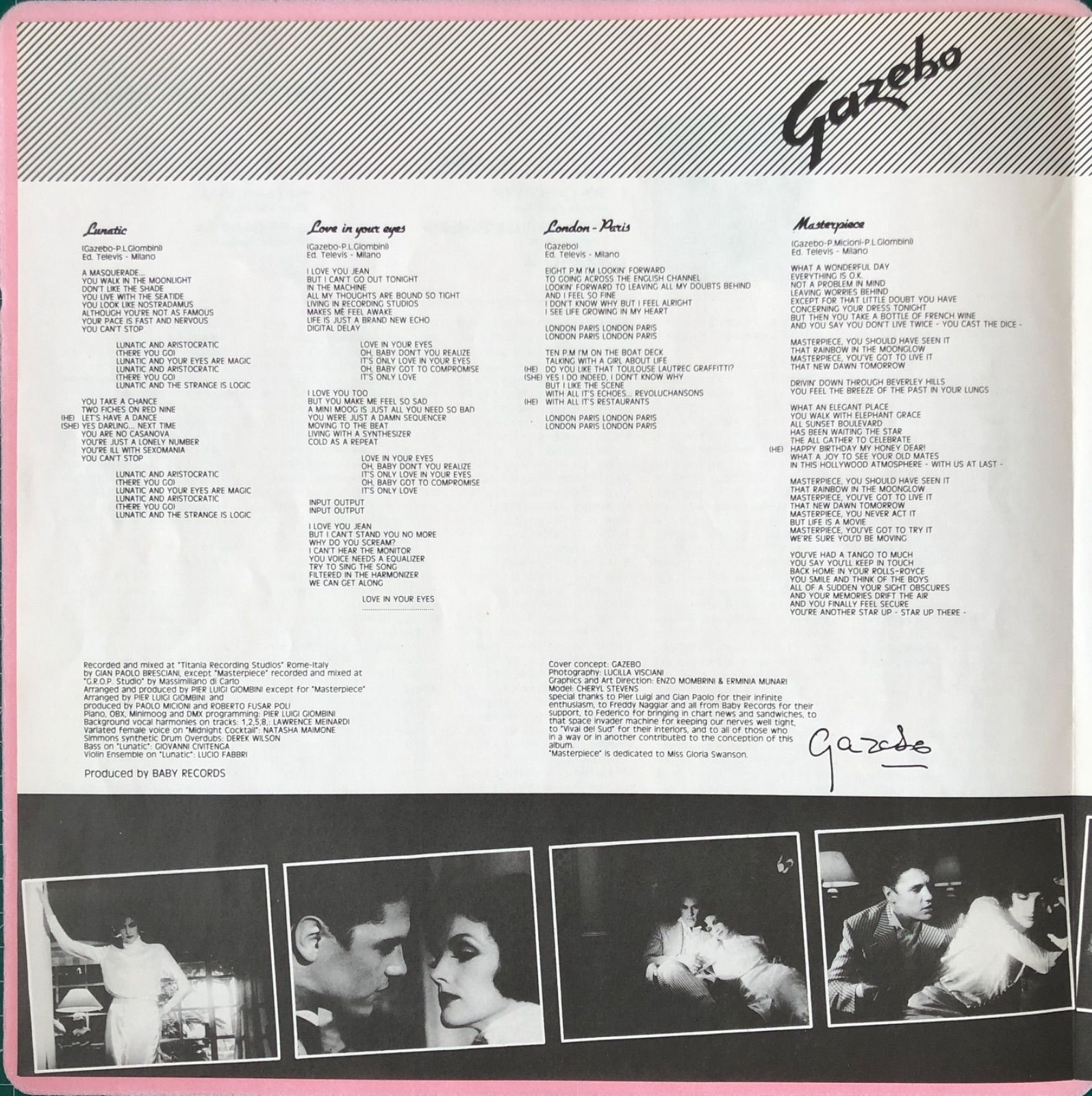 洋LP】ガゼボ（Gazebo）『幻想のガゼボ（Gazebo）』国内盤・帯欠品