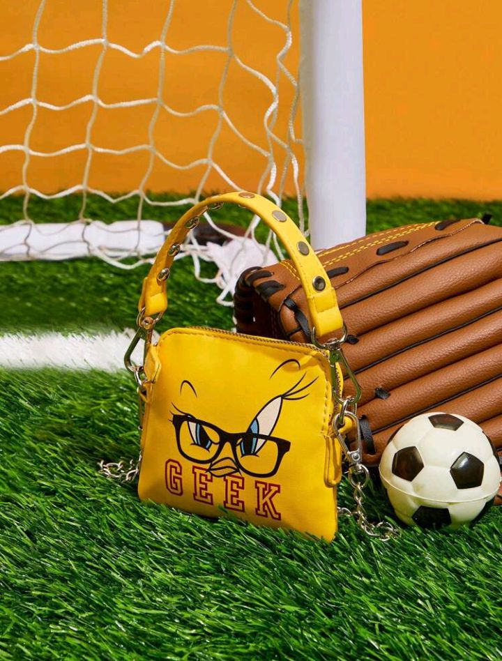 LOONEY TUNES TWEETY トゥイーティー ミニバッグ イエロー 黄色