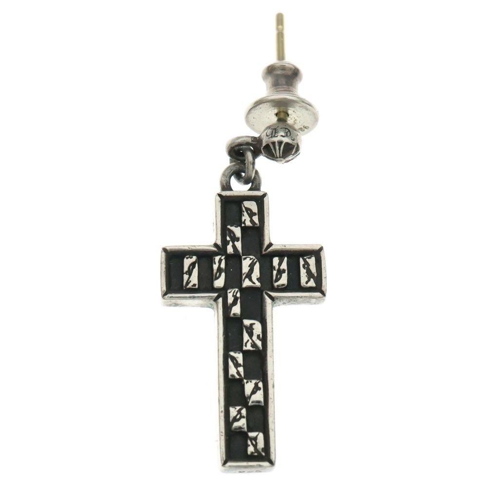 CHROME HEARTS クロムハーツ Matty Boy 99 EYES Cross Pendant マッティボーイ クロス ピアス シルバー
