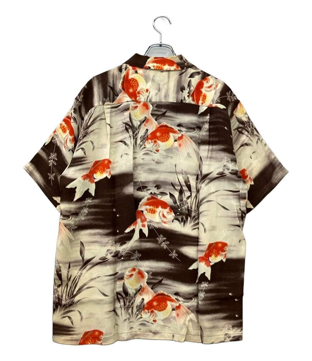 サンサーフ アロハシャツ KILOHANA GOLD FISH SS32164 メンズ SIZE L SUN SURF