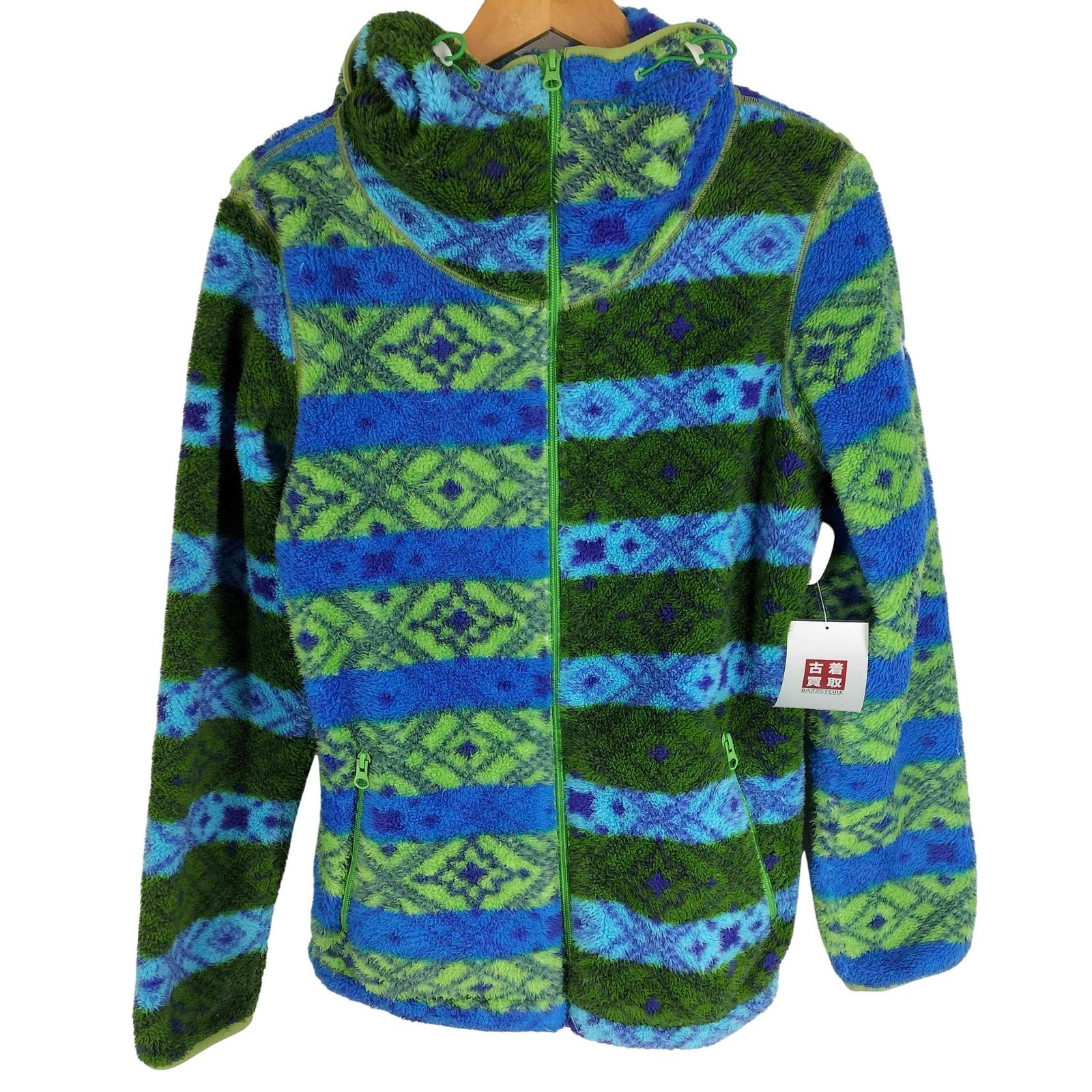 デサント descente 総柄ジップアップフリースジャケット メンズ JPN：M