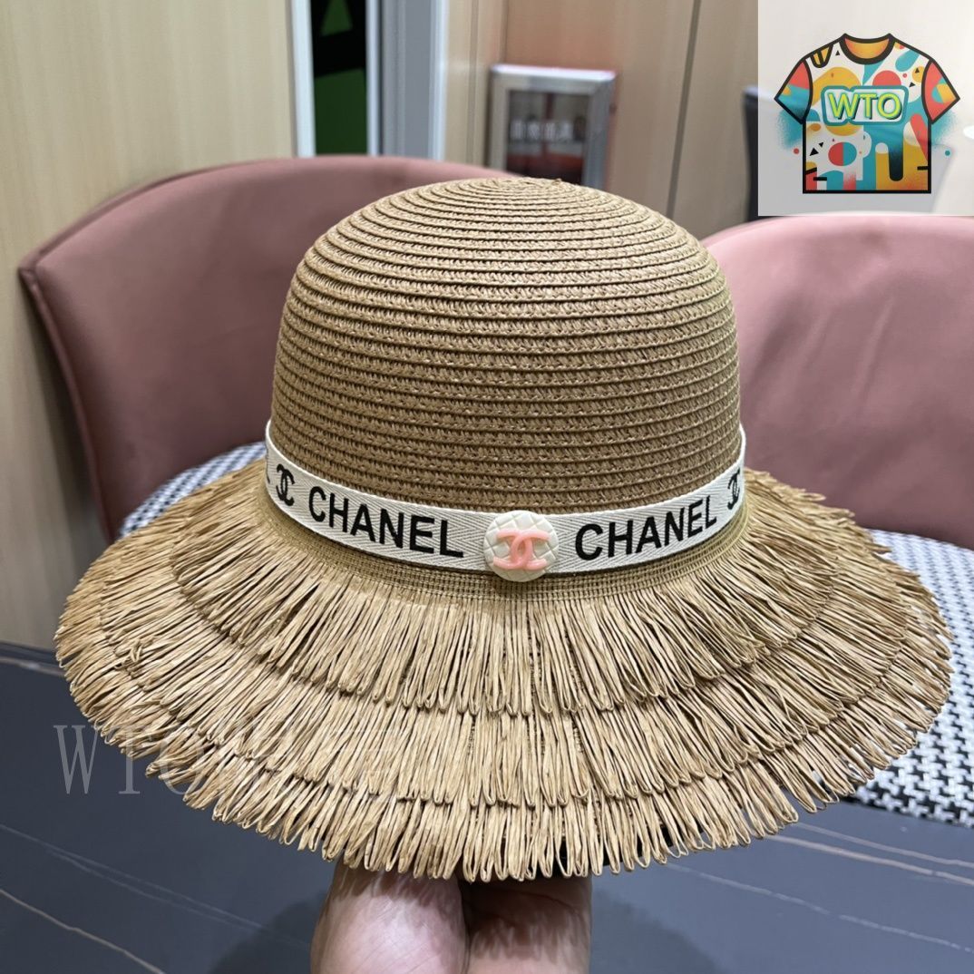 今週末限定値下げ‼️CHANELハット麦わら帽子 今週末限定値下げ‼️CHANELハット麦わら帽子