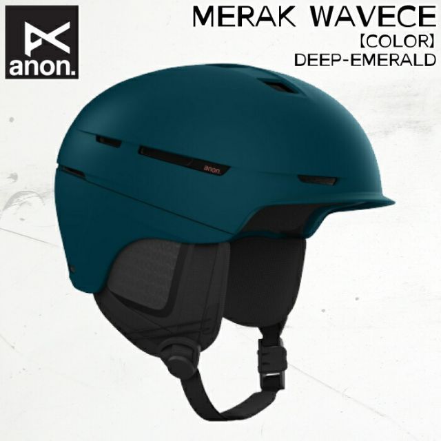 ヘルメット アノン メラク ウェーブセル 24-25 anon MERAK WAVECEL 22733104302 DEEP-EMERALD スキー ユニセックス 日本正規品