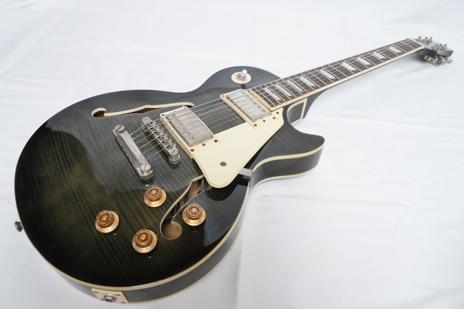 ☆Epiphone by Gibson☆Les Paul ES シースルーブラック セミホロウ