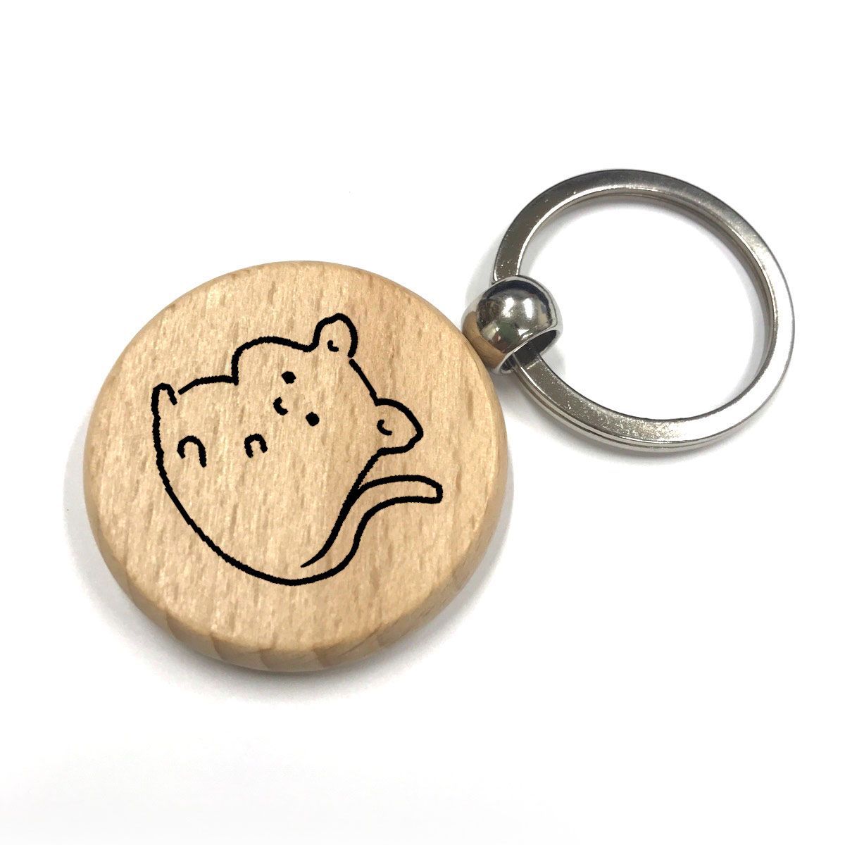 名入れ キーホルダー チンチラ ハムスター デグー シマリス モモンガ