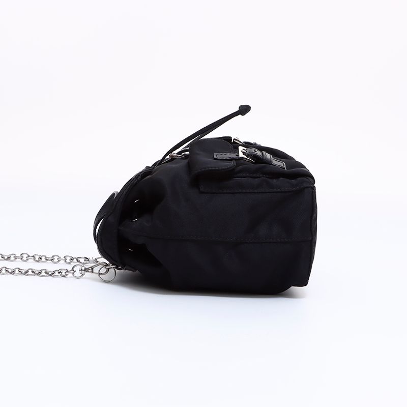 美品 PRADA プラダ リュック バッグパック デイパック ナイロン ブラック PRADA - PRADA プラダ ナイロン バックパック ブラック メンズ