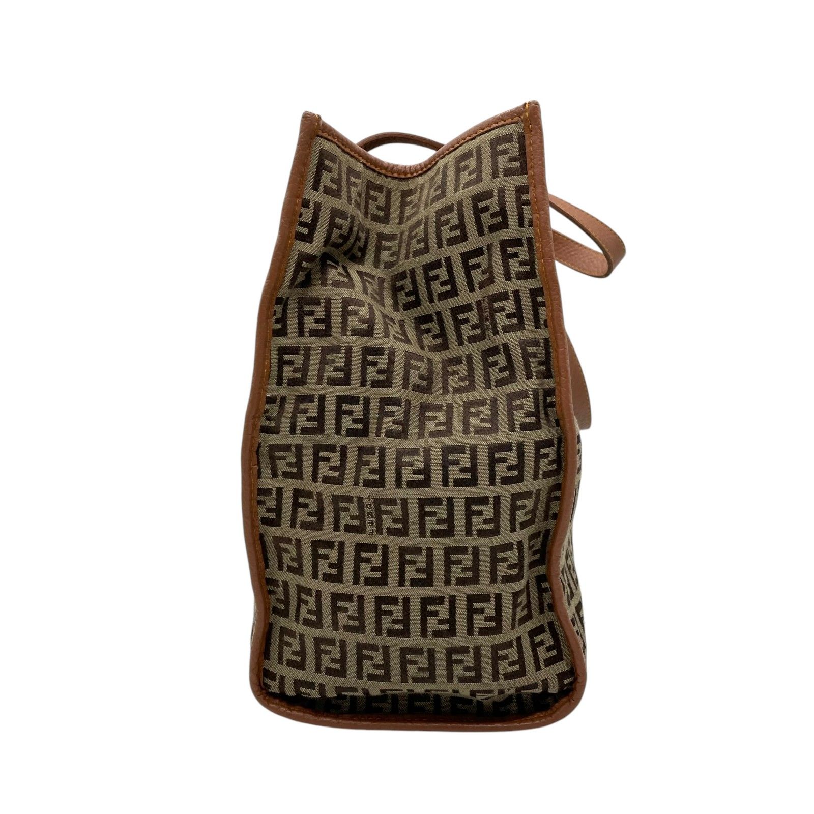 美品 FENDI フェンディ ズッカ ズッキーノ トートバッグ A4可 レザー