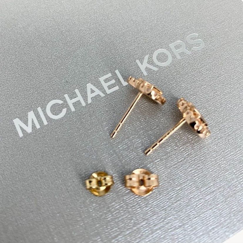 マイケルコース MICHAEL KORS ハート型 クリスタル ピアス