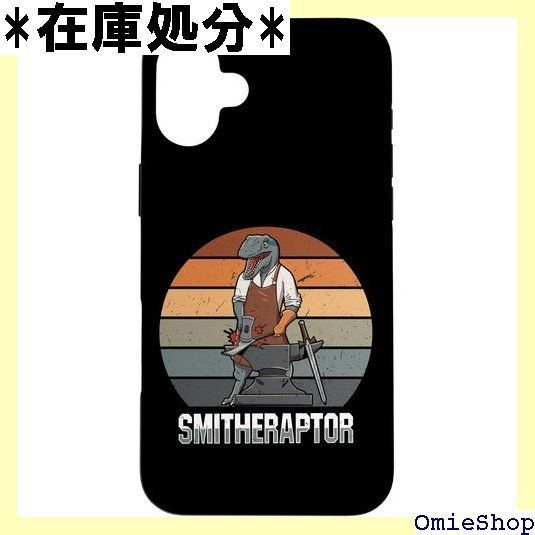 鍛冶屋鍛造金属労働者ディノ恐竜鍛冶屋 スマホケース iPhone 16 Plus