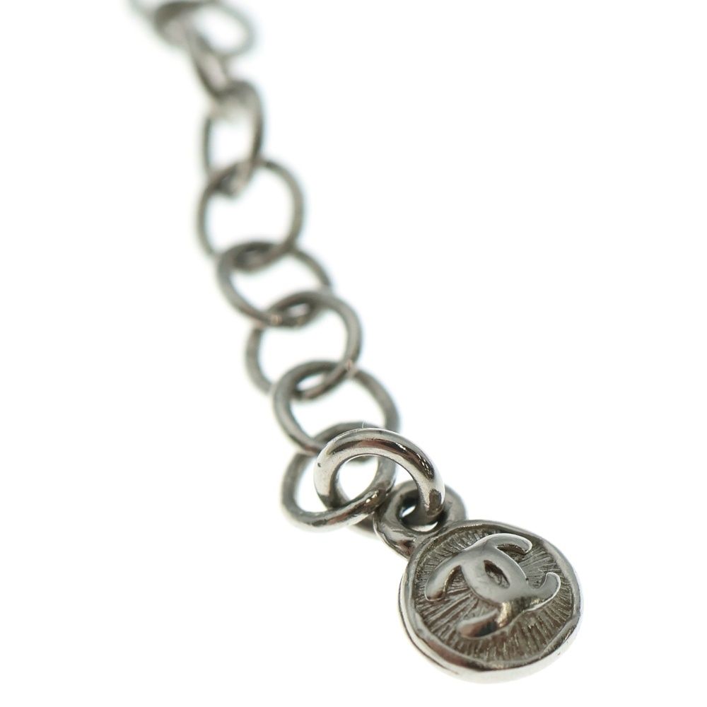 CHANEL シャネル ココマーク ラインストーン ホワイトパール ロング ネックレス ホワイト DECORATOM_COM_BR