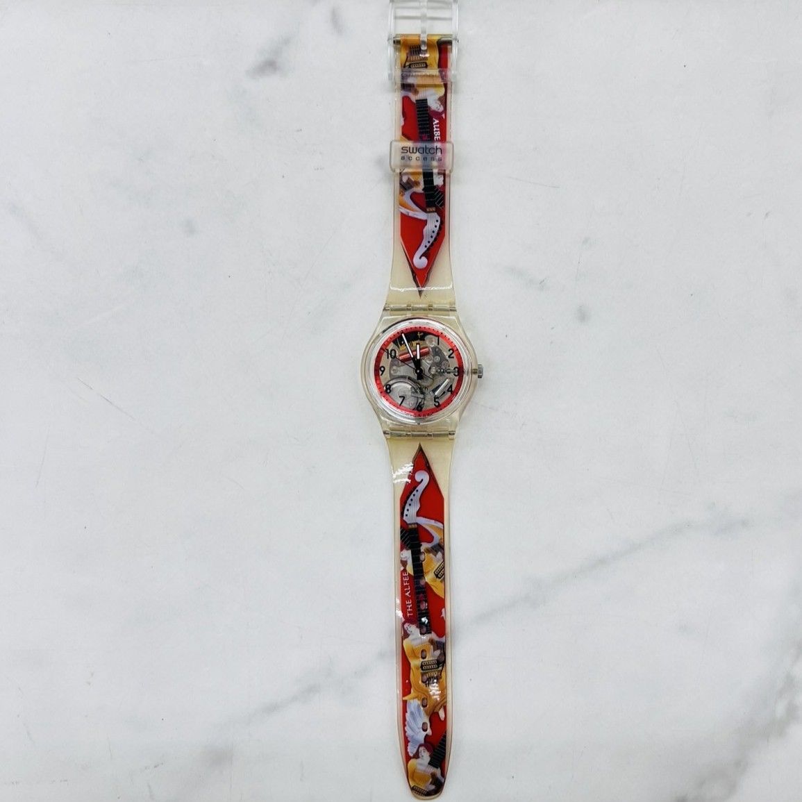 新品電池交換済み】AUBE 2001 THE ALFEE swatch access 「THE ALFEE