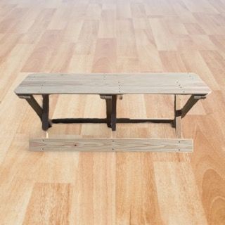 完成品】折りたたみサウナベンチ 高低セット｜テントサウナ用｜ヒノキ