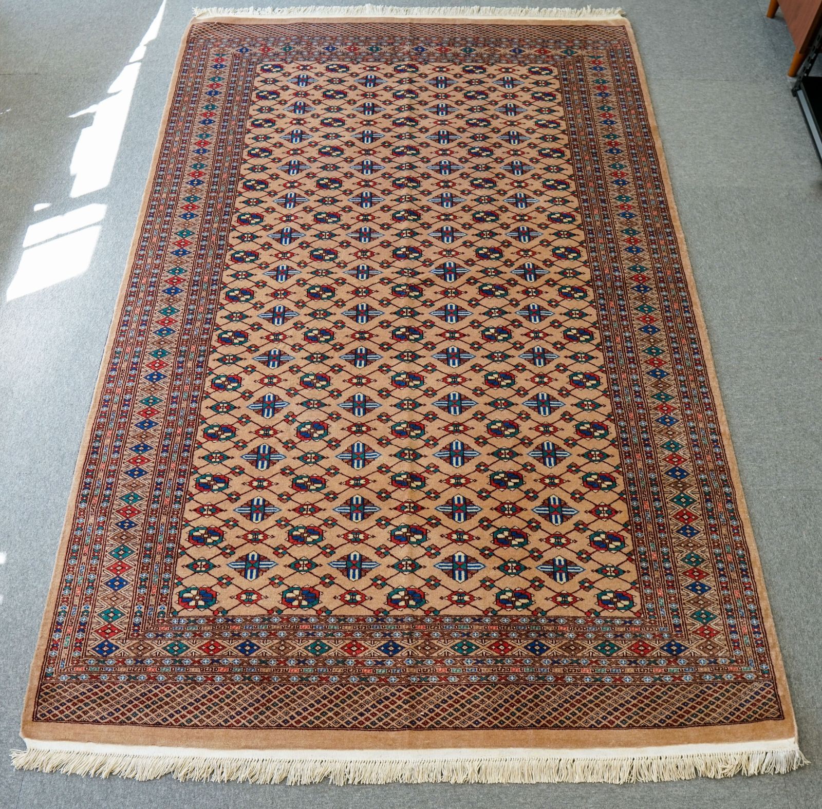 訳あり絨毯パキスタン手織り絨毯255cmx155cm 訳あり 手織り 絨毯