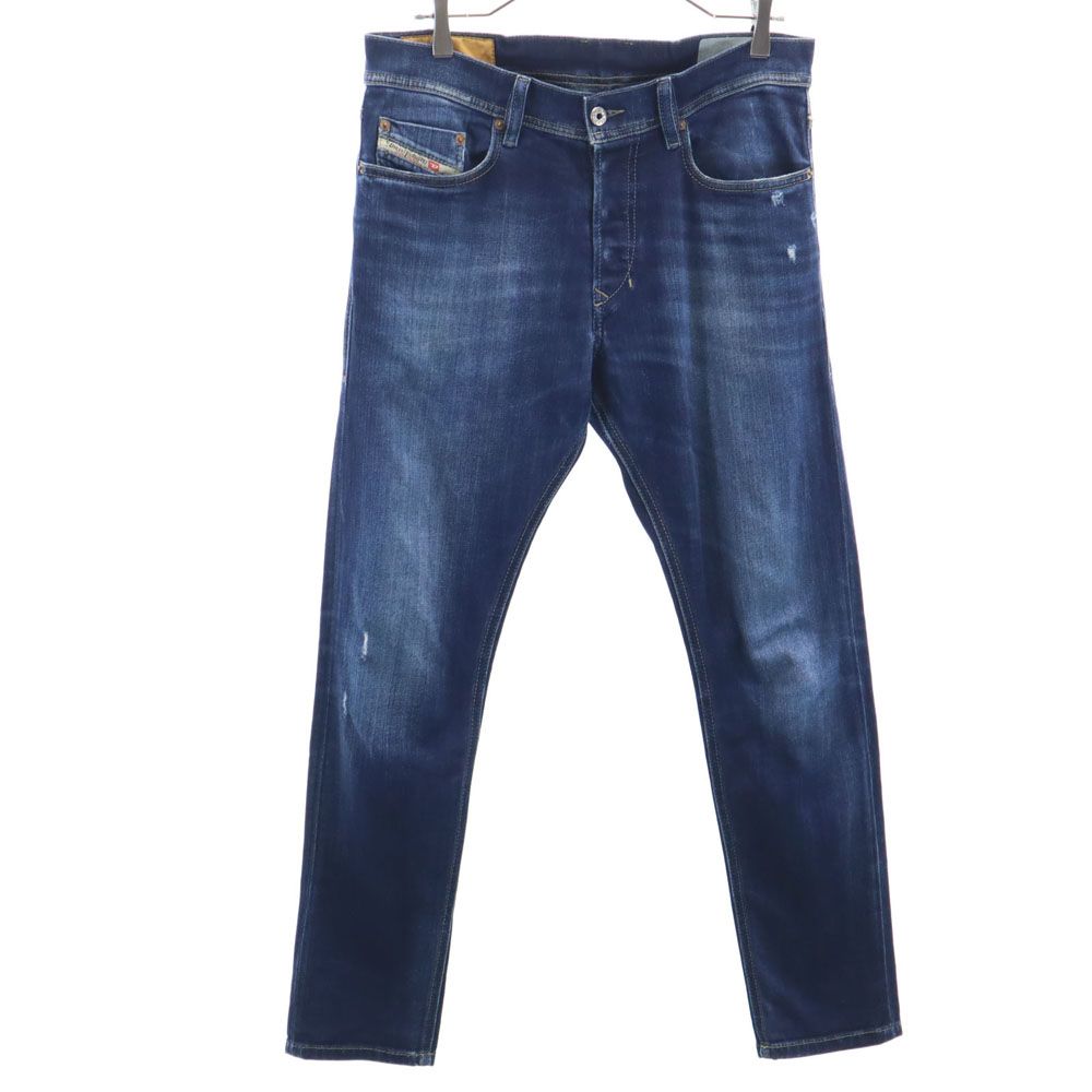 DIESEL ディーゼル スリム キャロット デニムパンツ W31 インディゴブルー TEPPHAR 0660L ジーンズ メンズ 古着
