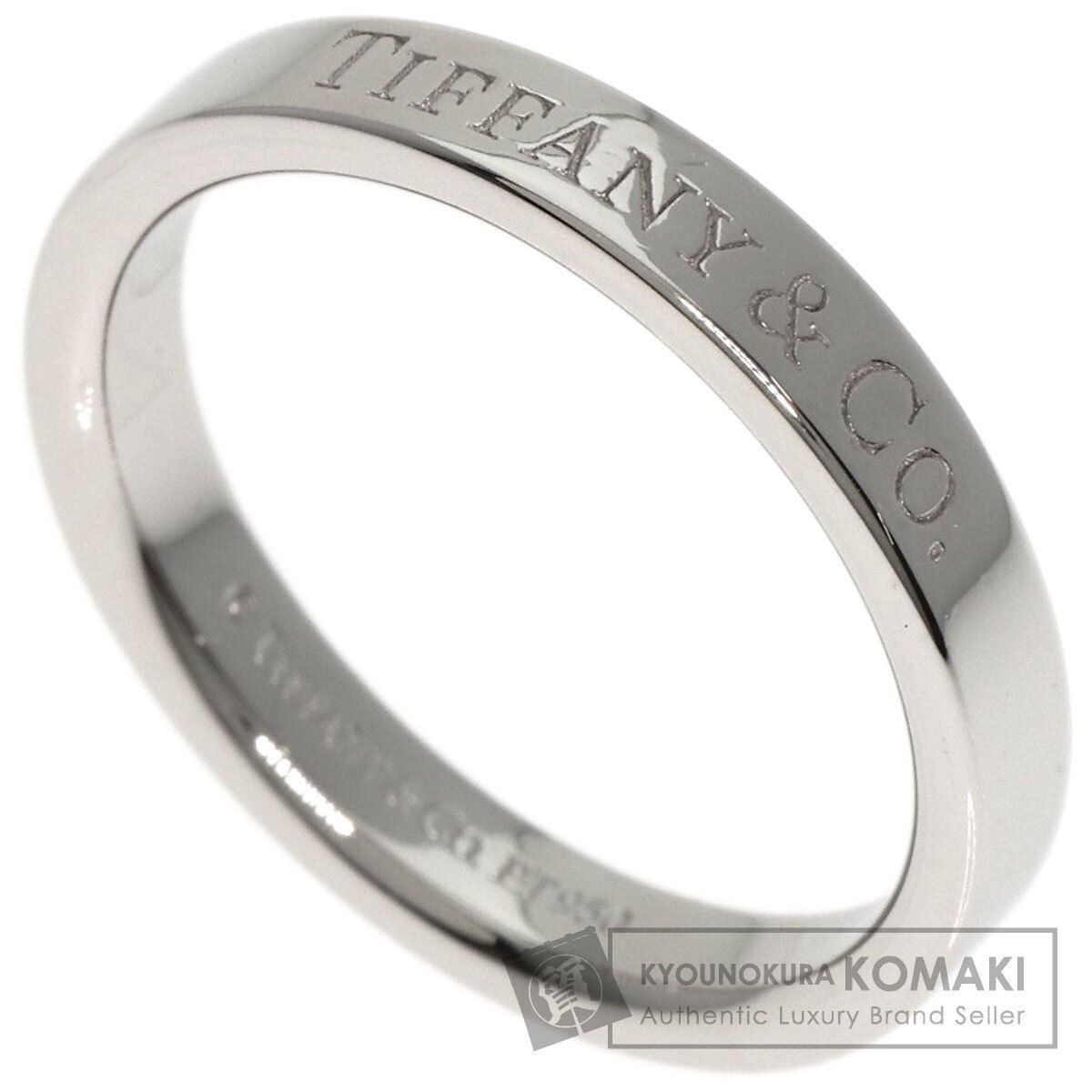 TIFFANY-Co. ティファニー フラットバンド リング 指輪 PT950 レディース