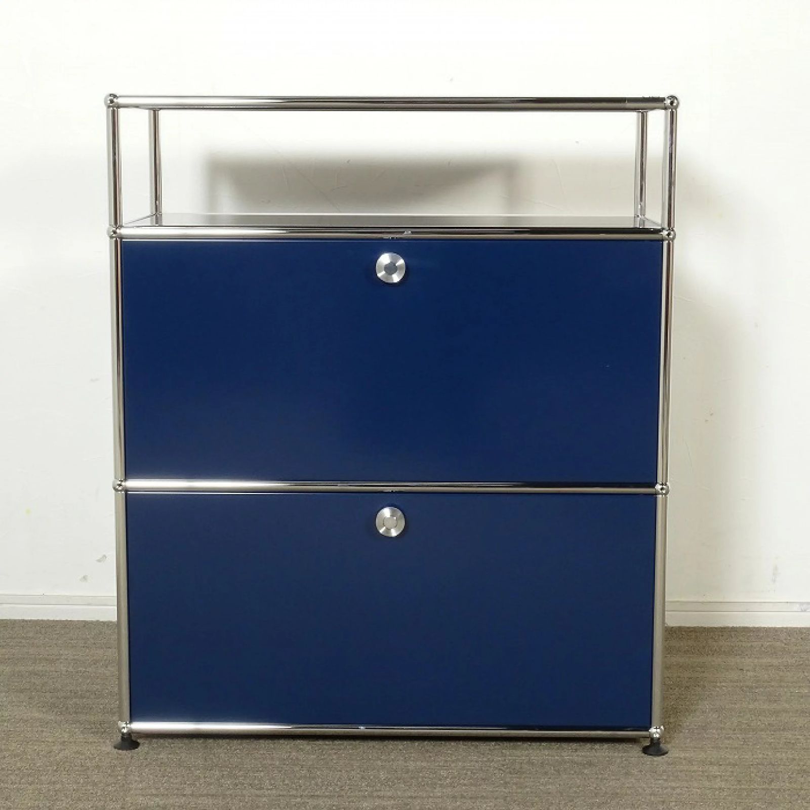 ◾︎SELUNO◾︎ アウトレット USM Haller USMハラー サイドボード ドロップダウンドア×2 スティールブルー 21万 v729