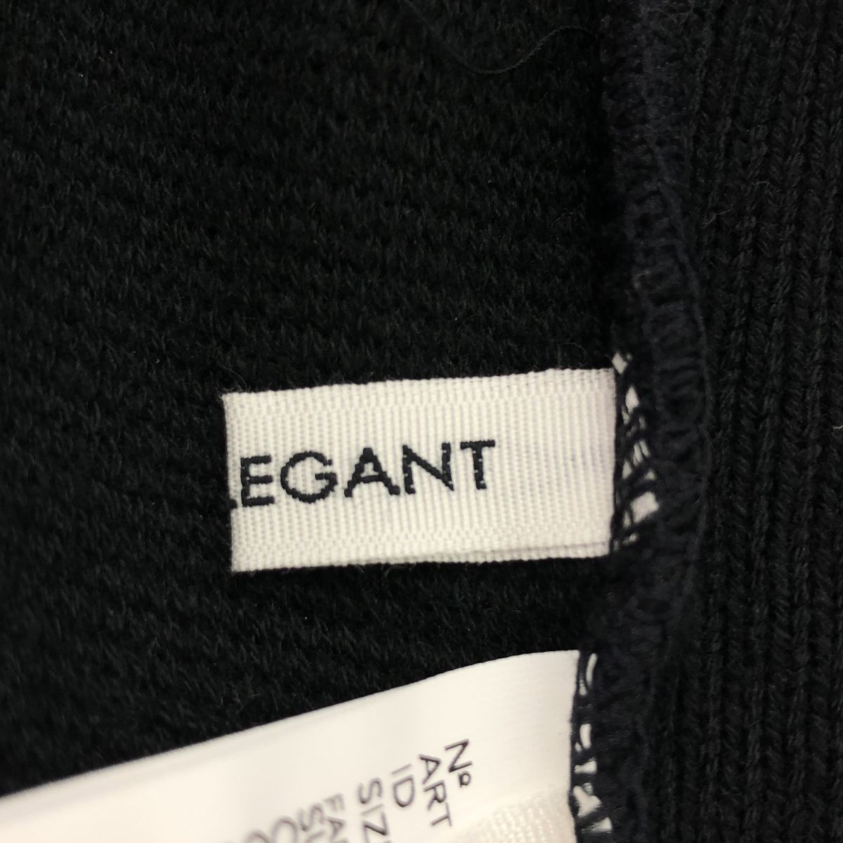 POSTELEGANT ポステレガント 24AW Cotton Cashmere Knit Pull