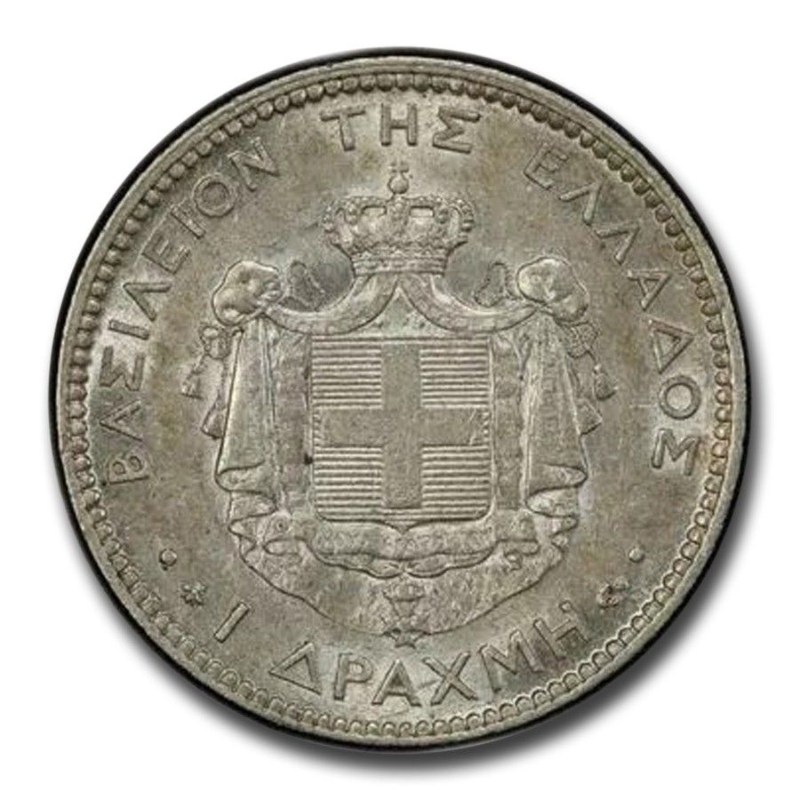 1873-A Greece Silver Drachma AU-55 PCGS 【公式通販】