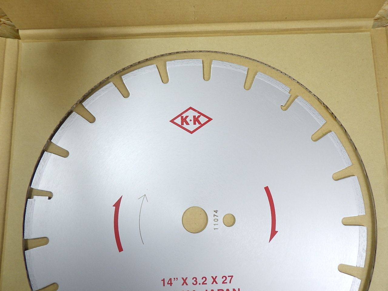 湿式道路カッター用 関西工具 ダイヤモンドブレード 14×3.2 Wタイプ