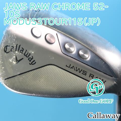 ウェッジ キャロウェイ JAWS RAW CHROME 52-10SMODUS3TOUR115(JP)S52