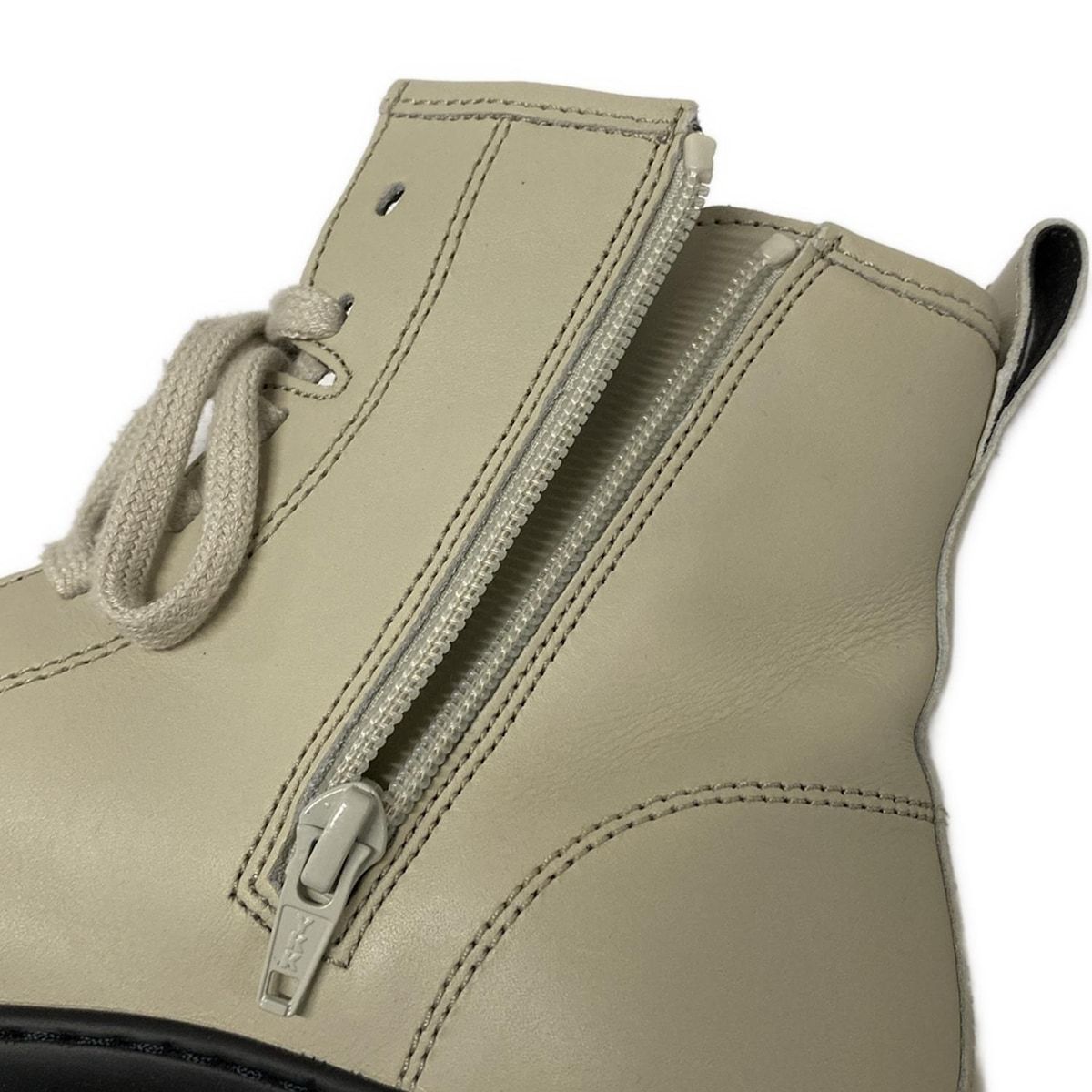 CAMPER カンペール ショートブーツ 37 レディース - アイボリー レザー KIN-KAAI_COM