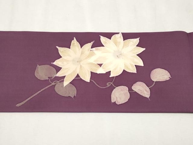 平和屋本店□極上 日展染色作家 高久空木 ろうけつ染 塩瀬 九寸名古屋