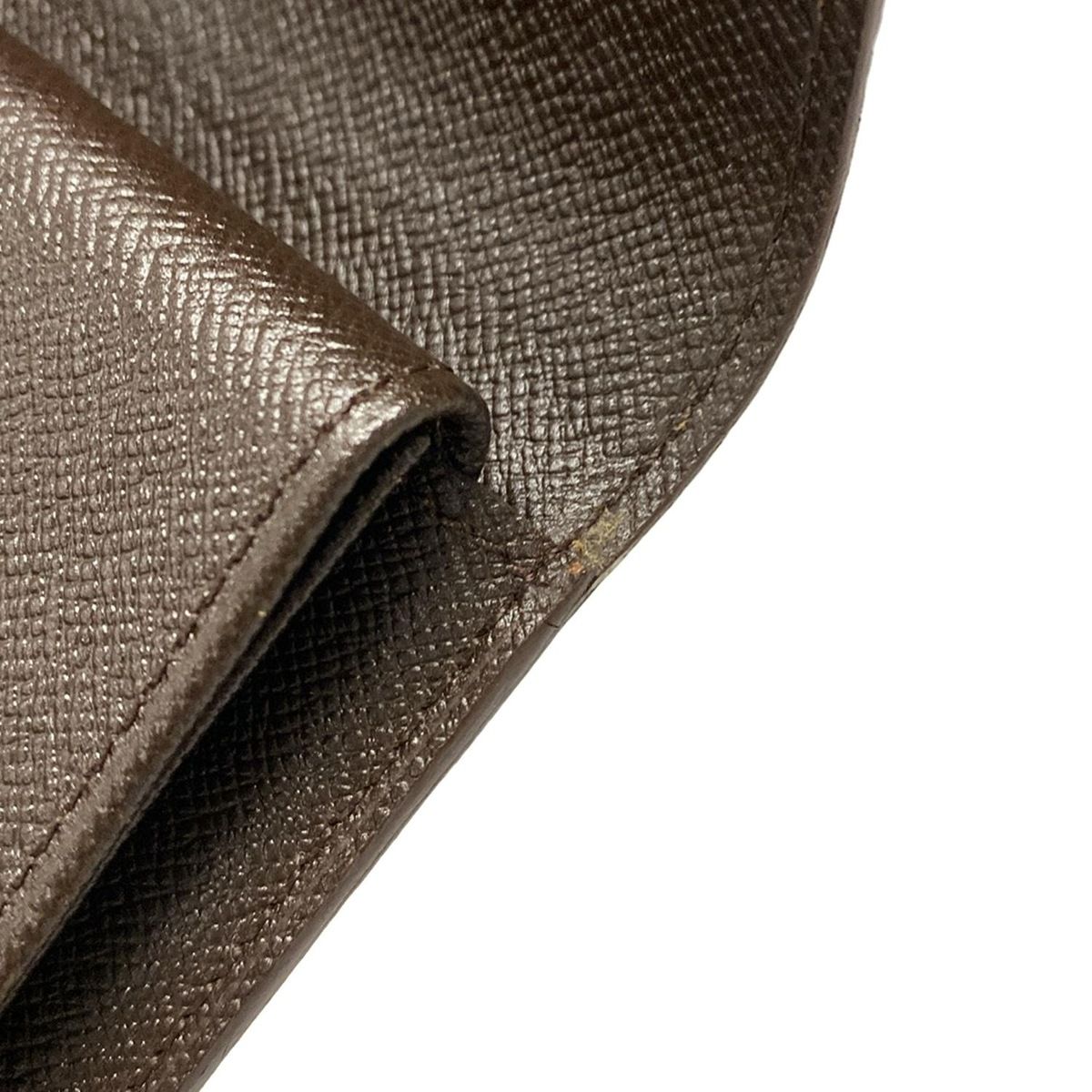 【リペア練習用】ルイヴィトン ダミエポルトトレゾールインターナショナルエベヌ LOUIS VUITTON(ルイヴィトン) 長財布 ダミエ ポルトトレゾール