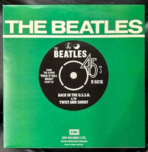 UK盤】THE BEATLES 「Back In The U.S.S.R. /Twist And Shout 」 7