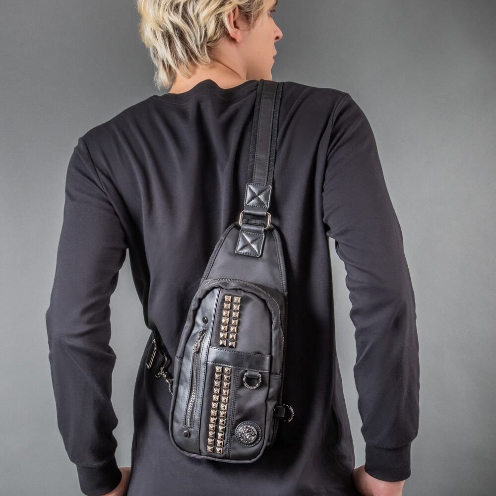 防水生地ボディバッグ ACBG0040 シルバーアクセサリー ジュエリーブランド