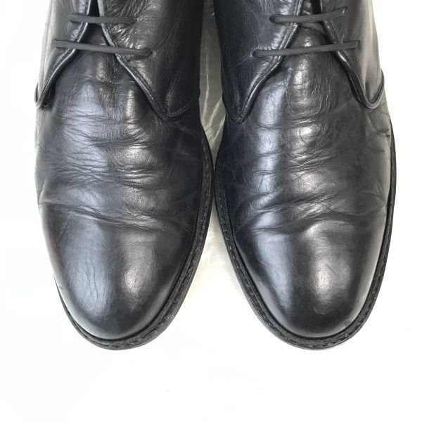 リーガル/REGAL Imperial Grade★高級モデル/本革/グッドイヤー製法/チャッカブーツ【26.5E/細め/黒/BLACK】Shoes◆pE-188 リーガル/REGAL Imperial Grade☆高級モデル/本革/グッドイヤー製法