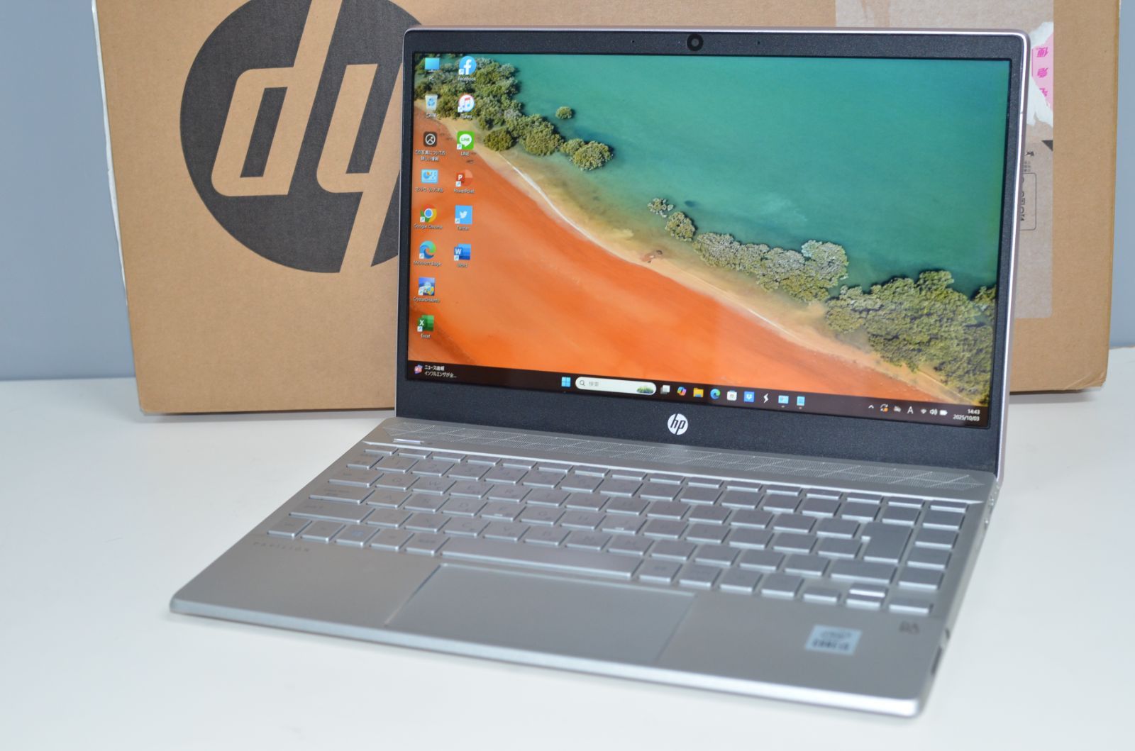 中古ノートパソコン HP Pavilion Laptop 13-an1066TU Windows11+office 爆速SSD256GB core i5-1035G1/メモリ8GB/13.3インチ/タッチパネル ノートパソコン HP Pavilion Laptop 13-an1066TU Windows11+office