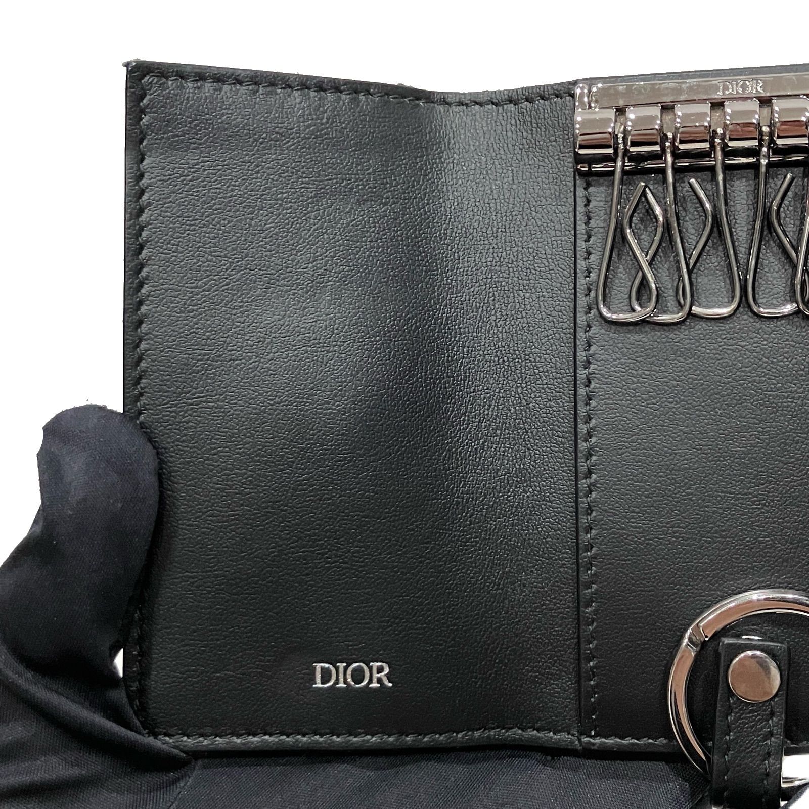 Dior ディオール オブリーク 6連 キーケース ジャガード