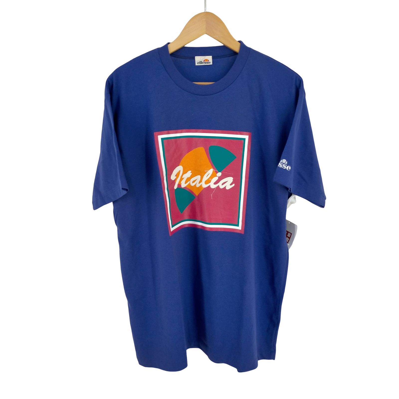 エレッセ ellesse シングルステッチ プリント Tシャツ メンズ  O