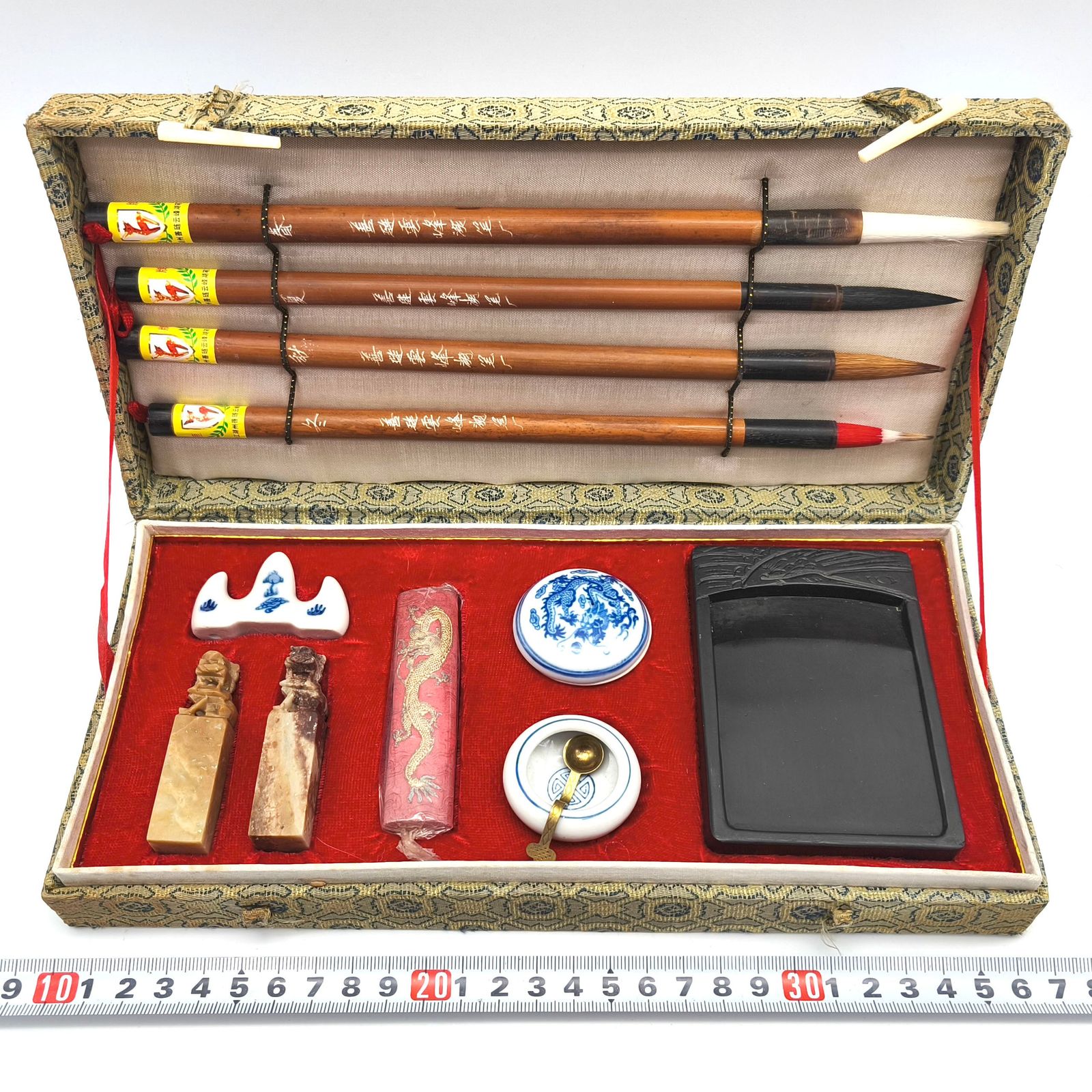 エンエン 7175其泉 沈香壺 琳派古伊万里 賞美堂其泉窯 染錦金彩琳派図