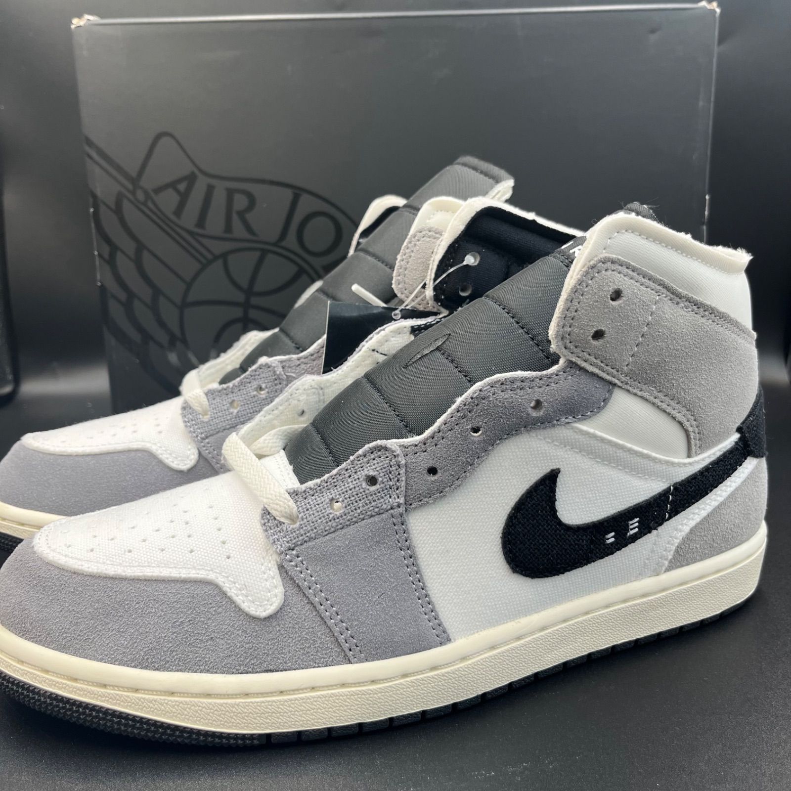 エアジョーダン1 セメント 27cm 2/28発売｜Nike WMNS Air Jordan 1 Mid 