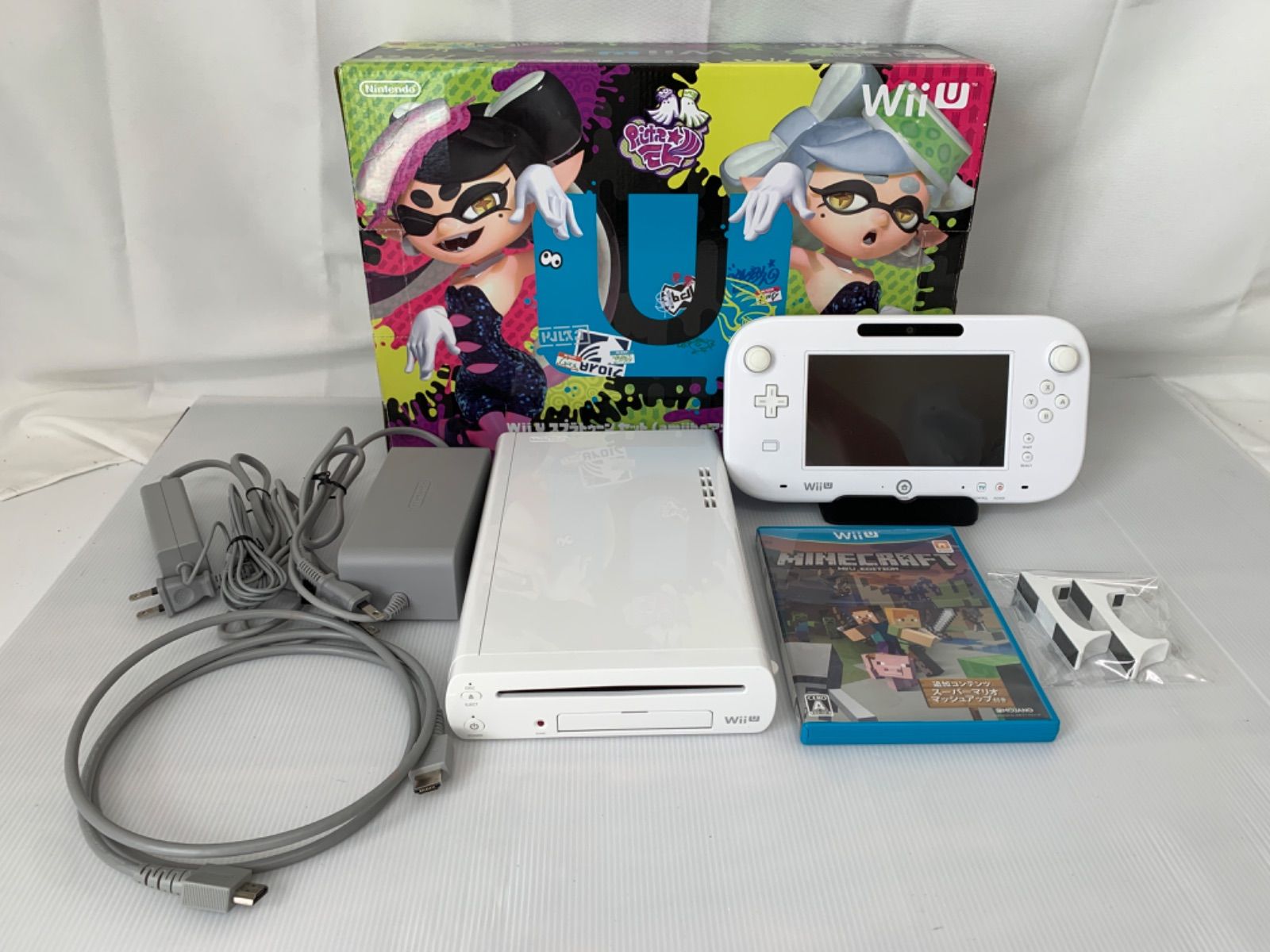 ニンテンドー WiiU スプラトゥーンセット 32GB マインクラフトソフト