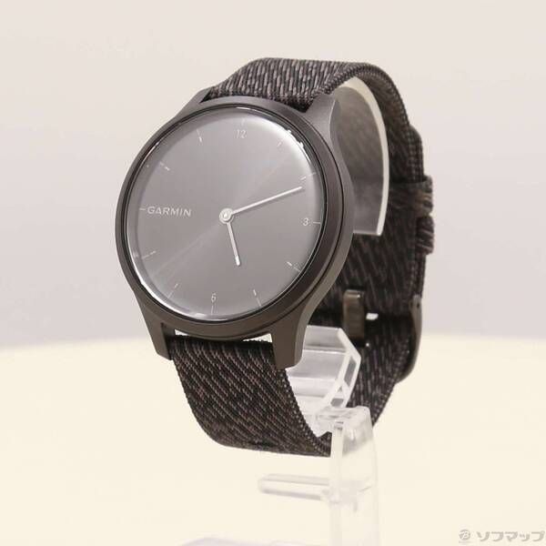 GARMIN vivomove Style 心拍計 Black Pepper Nylon / Slate 010-02240
