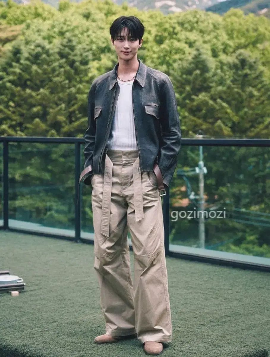 レクト グレー ウォーカー パンツ m