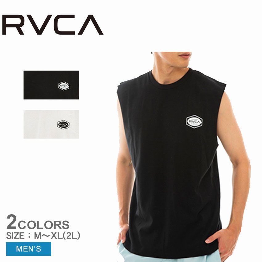 ルーカ タンクトップ BD041354 メンズ INDUSTRIAL TANK タンクトップ RVCA カラー:02.ホワイト 品番：2540-0136