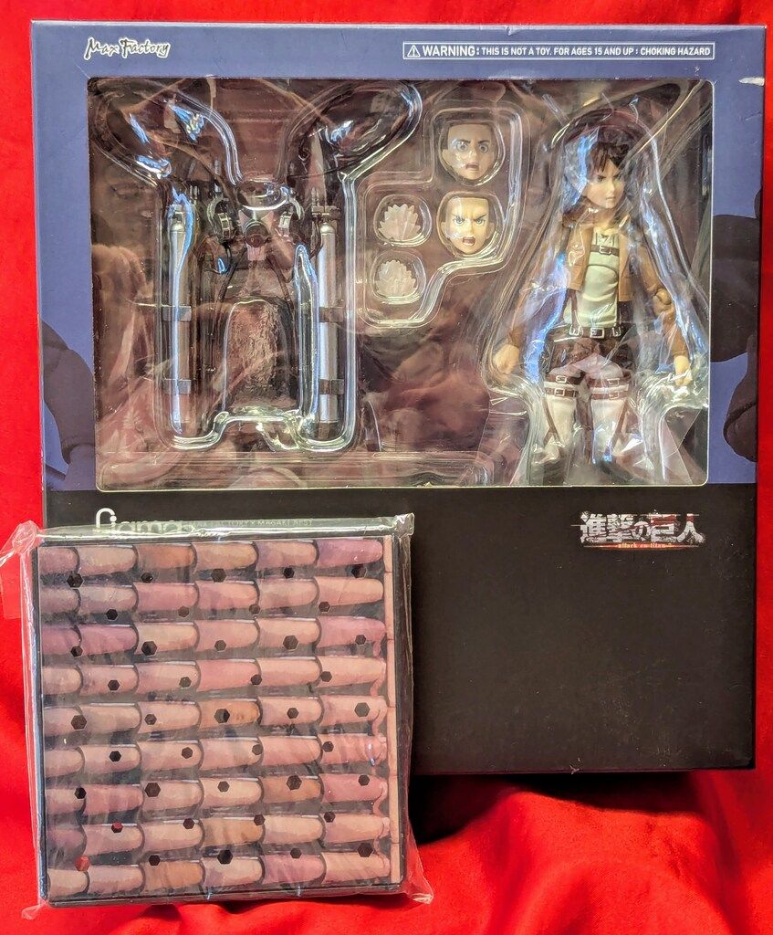 Max Factory - figmaエレン・イェーガー　進撃の巨人　送料無料　匿名発送 ABS＆PVC塗装済み可動フィギュア figma エレン・イェーガー